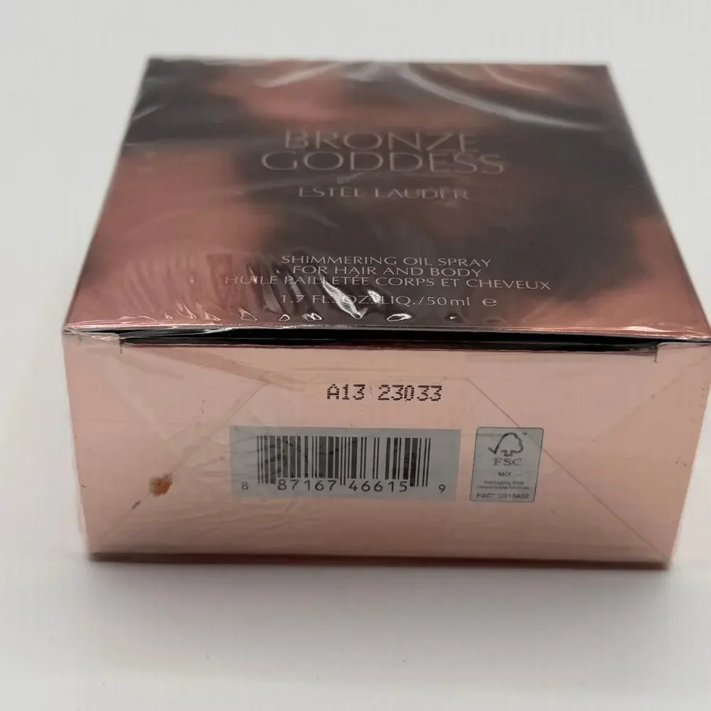 Estee Lauder Bronze Goddess Shimmering Oil Spray For Hair & Body - 1.7 Oz / 50mL